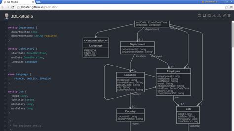 jdl studio|jhipster nodejs.